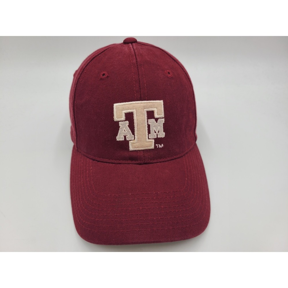 Vintage Texas A&M University Aggies Top of the World Strapback Hat Cap NCAA Red